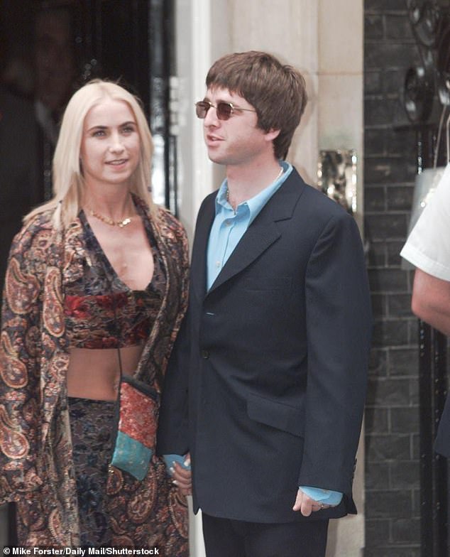 The couple broke up just a year after Anais was born (pictured: Noel and Meg in 1997)