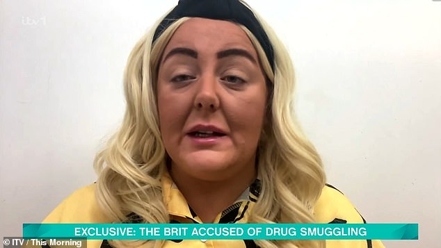 Hall, speaking while on house arrest, says she had been offered a freebie trip to Mexico while on vacation to Portugal and accepted the offer because she needed 'a bit of breathing space'
