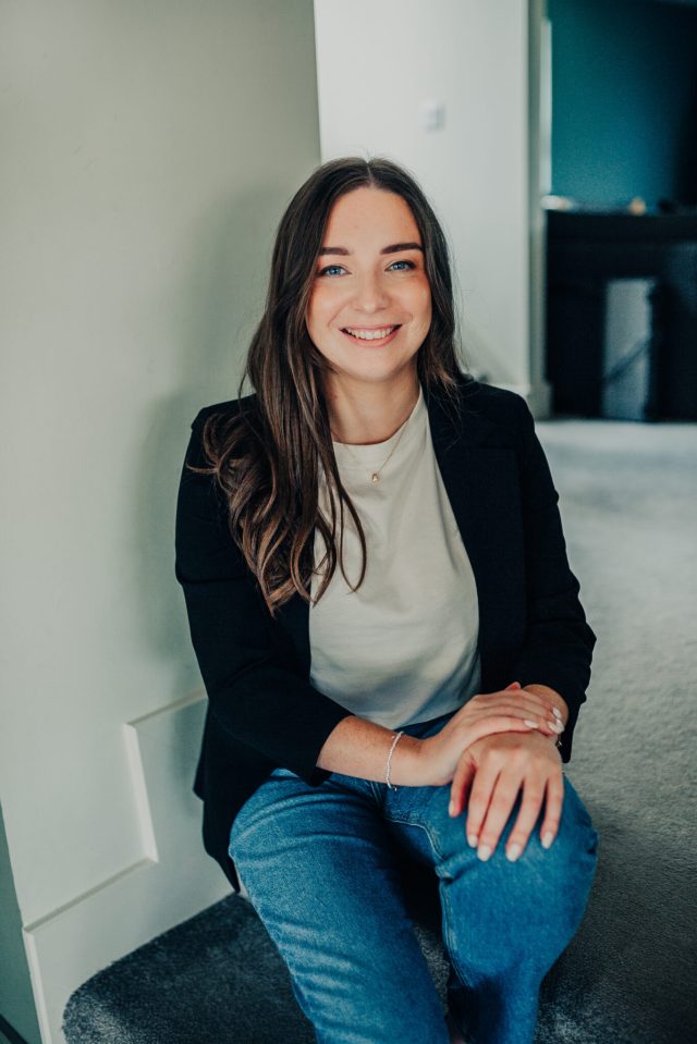 Portrait of Katie Watkins.