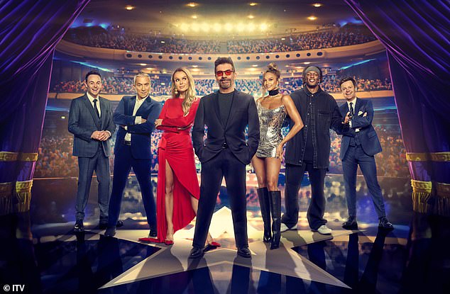 While his ITV talent show is still a raging success attracting around five million viewers each episode, Simon has wound down some of his other projects (pictured Simon centre)