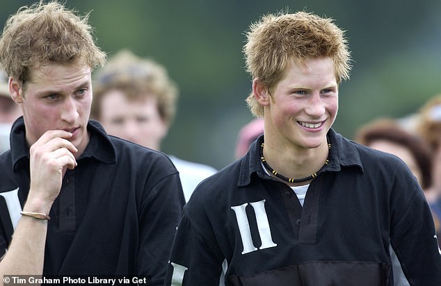 In their younger years, Prince William (left) and Prince Harry (right) were regulars at the Beaufort Polo Club, with Australian chef Annabel Bower frequently in charge of providing a picnic at the polo to be enjoyed by royalty and aristocrats in attendance