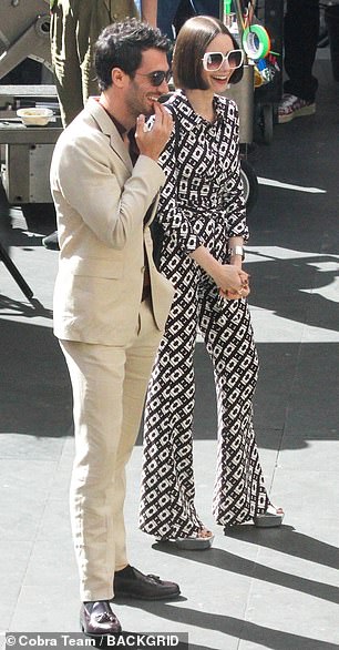 Judging by the cosy snaps Emily and Marcello look to be giving their romance a go
