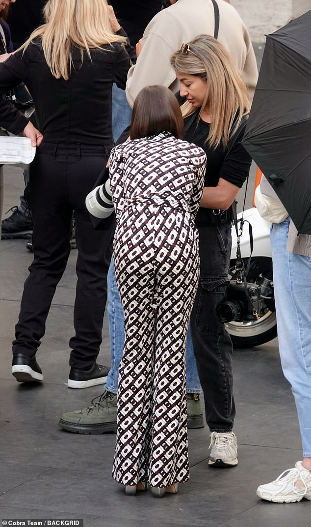 She took a look at one of the cameras