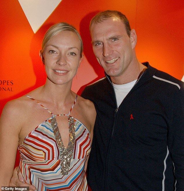 Dallaglio and Alice attend the Women To Women: Positively Speaking book launch at Kensington Palace in December 2004