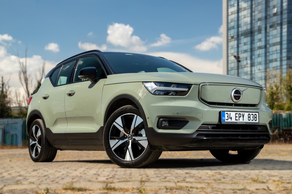 Volvo XC40 Recharge Twin electric SUV.