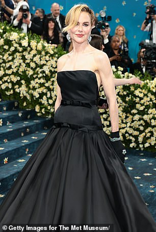 Nicole Kidman at last night's Met Gala
