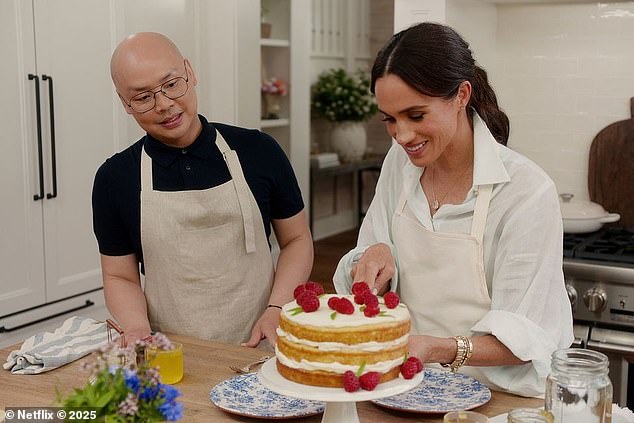Make-up artist Daniel Martin (pictured left) recently appeared on the Duchess' Netflix series, With Love, Meghan, where the mother-of-two revealed how her children call him 'Uncle Daniel'