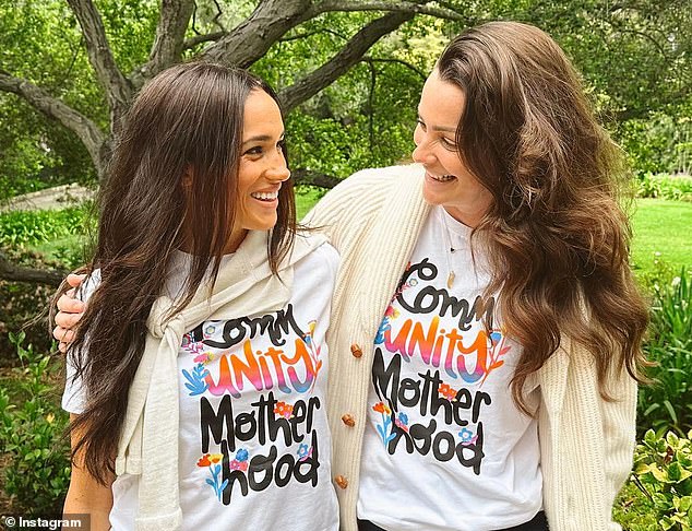 Kelly previously posted a heartfelt tribute to Meghan on her account, praising the Duchess of Sussex for her support and for being such an 'incredible friend and mother'