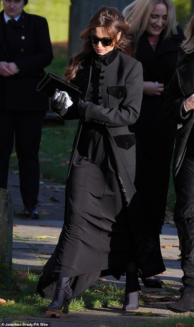 Payne's funeral in November in Buckinghamshire was attended by Cheryl (pictured) and fellow One Direction stars Harry Styles, Zayn Malik, Niall Horan and Louis Tomlinson, along with his family and friends