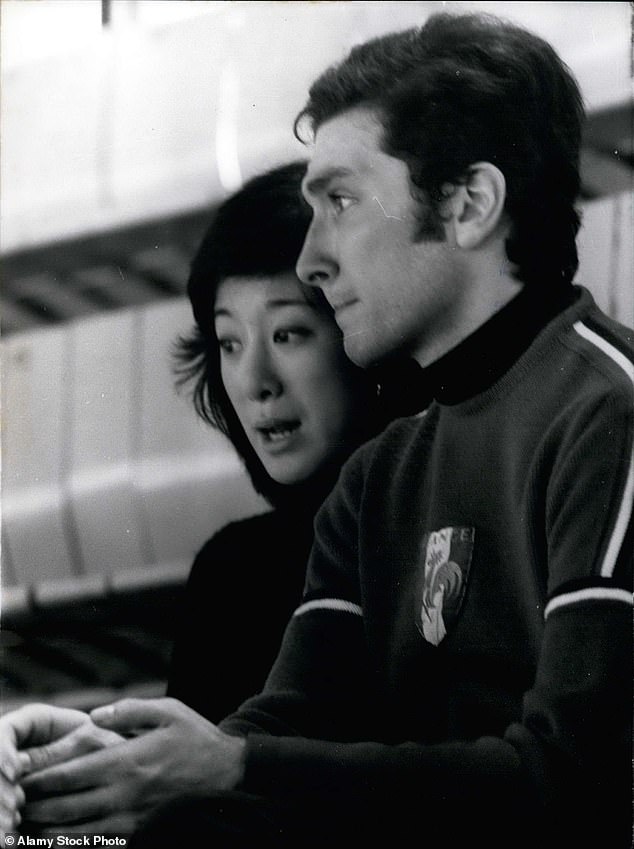 Vera, pictured here with Patrick Pera at Palais des Sports de Gerland in Lyon in 1971, aged 22, has had a career in fashion spanning nearly six decades