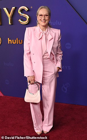 Meryl Streep pictured at the Emmys
