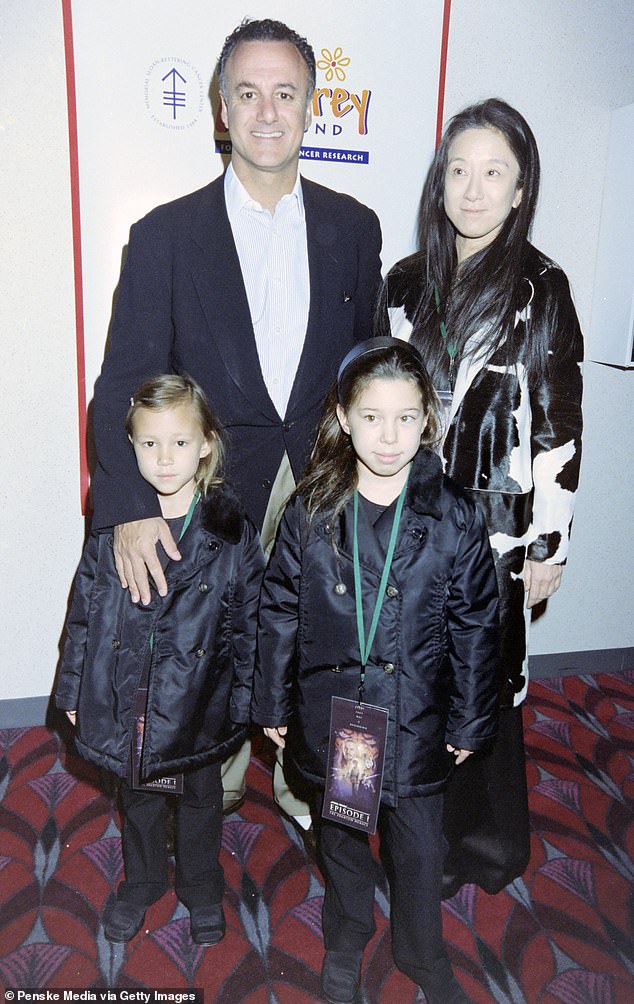 Vera adopted her two kids with American investor Arthur, who she wed in 1989 but split from in 2012 after 23 years of marriage. The family is seen in 1999 when Vera was 50