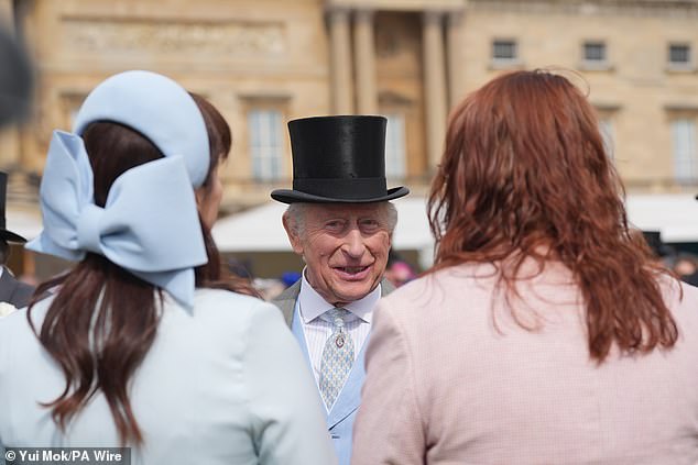Thousands of guests gathered at Buckingham Palace for the first garden party of the season