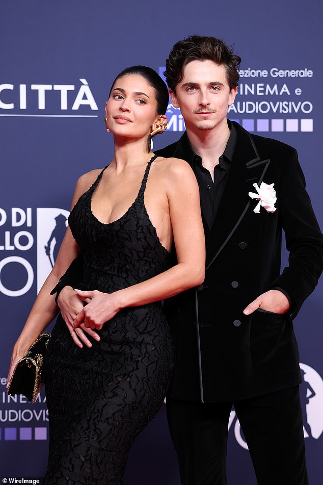 After the actor was noticeably absent from the Met Gala on Monday night, the couple finally made an official appearance together at the Italian awards event