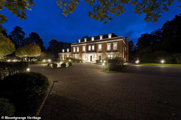 Among his other homes was this £6.5million mansion in Woking in Surrey