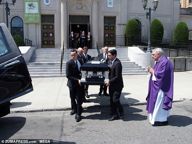 Funeral for Award wining actor Tony Sirico, celebrated by his brother Robert Sirico at the church