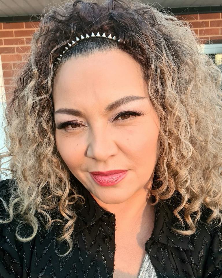 Close-up portrait of Anita Doth from 2 Unlimited.