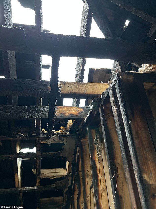 The teaching assistant said there's now 'nothing left' of the Wallsall Wood property that she shared with her husband, Jon, and their four children