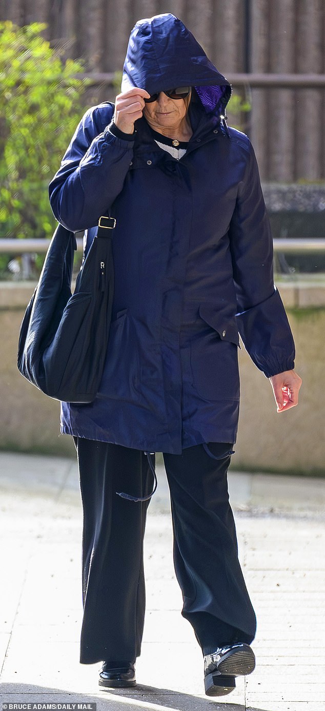 Last month she walked free after the judge said her case called for 'compassion'