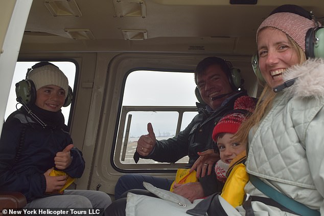 The family were on vacation in New York to celebrate the birthday of one of their children. Heartbreaking photos showed the Escobar family posing on the helipad and inside the aircraft before the crash