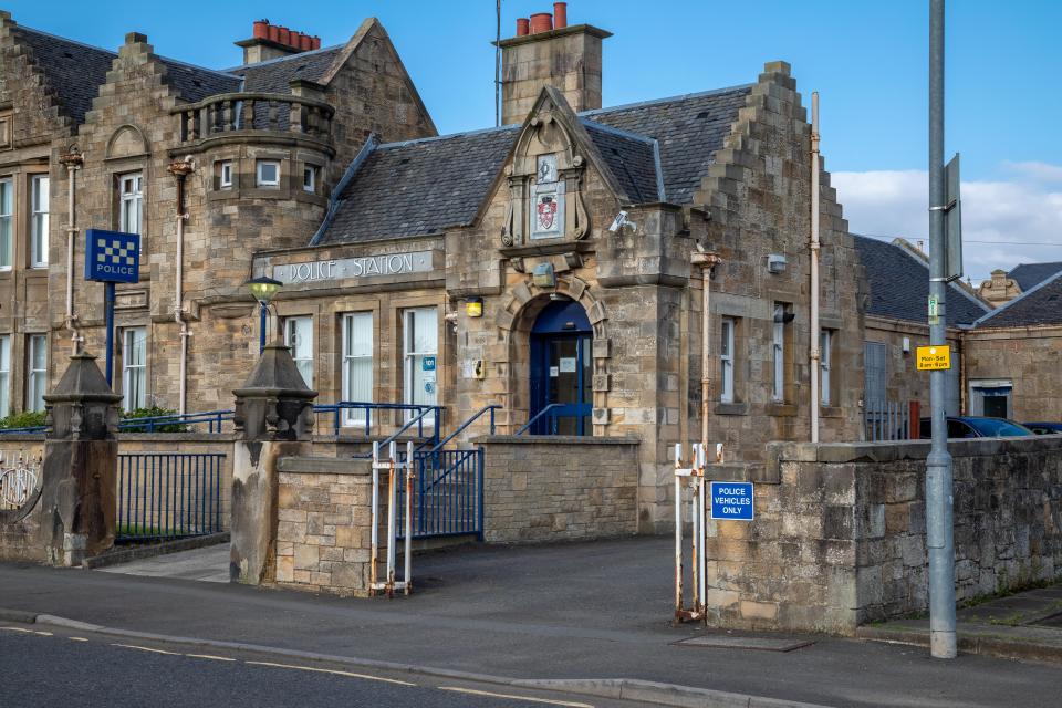 Larkhall Police Station in South Lanarkshire.
