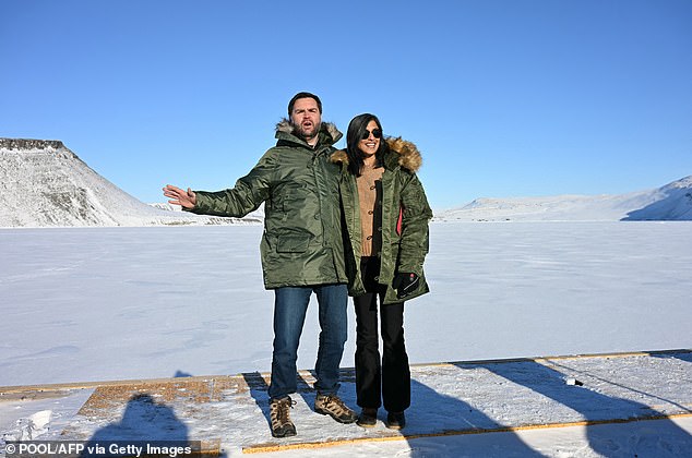 Vice President JD Vance and his wife Usha visited Greenland last month, but were treated with contempt by officials who were furious about the 'aggressive' trip