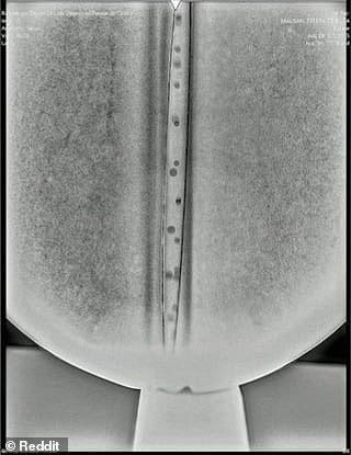 Additionally, the team observed a central band composed of a different material, which contained more small spheres. They believe these may have been placed inside before the object was sealed