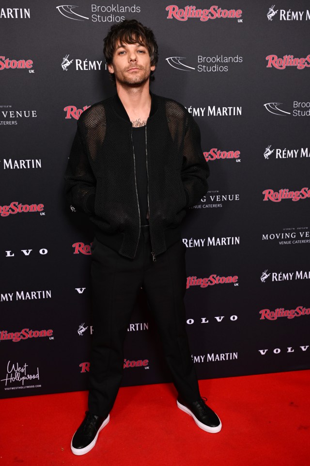 Louis Tomlinson at the Rolling Stone UK Awards.