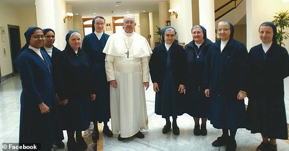 Daughters of Charity nuns from the Domus Sanctae Marthae at Vatican Cityhttps://www.facebook.com/dcarchives/posts/pope-francis-shared-a-concern-for-the-marginalized-and-the-least-fortunate-with-/1098082059014059/