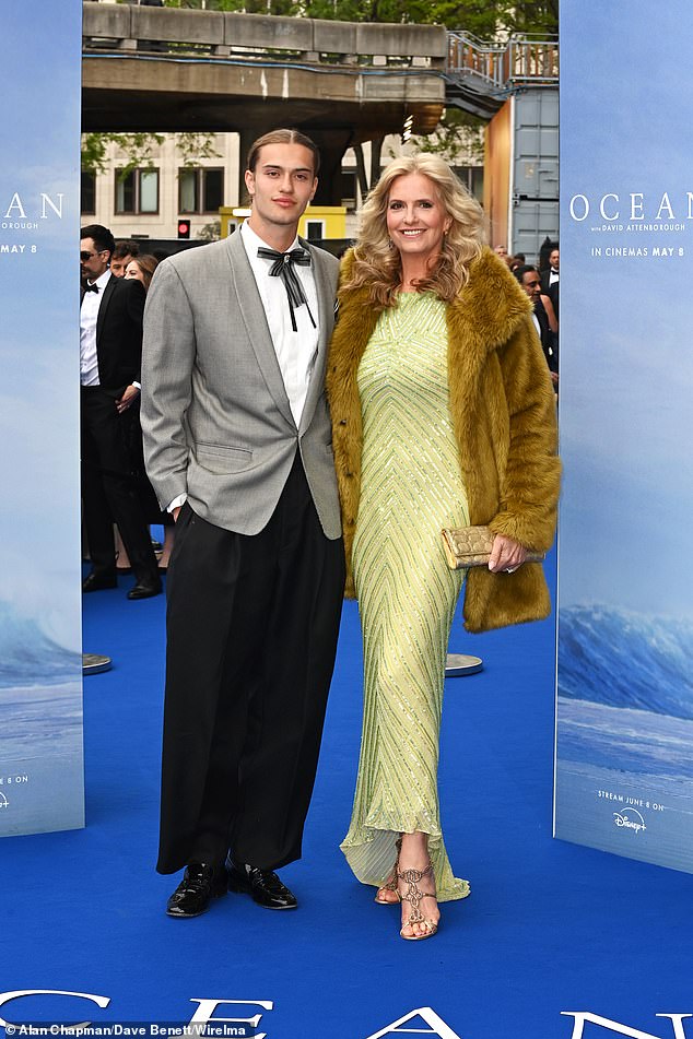 And maybe Alastair could be up for the challenge as, I can disclose, he¿s dropped out of fashion school to pursue a career in film (pictured with mum Penny Lancaster)