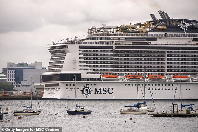 The luxury cruise vessel (pictured in May 2021) is at the centre of a new police investigation