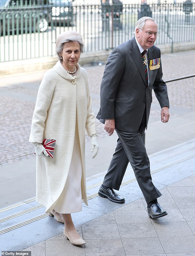 Birgitte, Duchess of Gloucester and Prince Richard, Duke of Gloucester at Westminster Abbey
