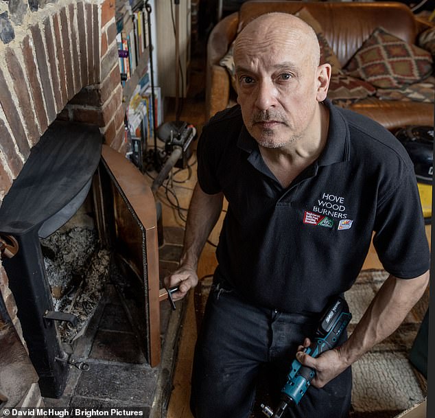 Mr Genovese said candles, air fryers and toasters are 'far more problematic' than wood burners in terms of producing particulates in the home