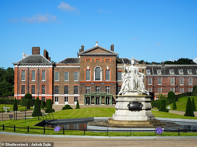 Lyons was convicted of harassing the granddaughter of Princess Alexandra and the Royal Household at Kensington Palace (pictured)