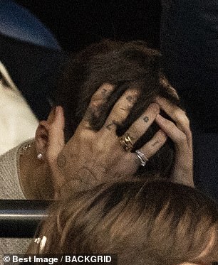 An exasperated Romeo buried his head in his hands