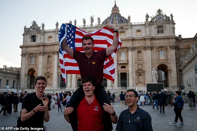 Chants of 'Leon, Leon' ran through the crowd who still appeared to be shocked with many mouthing 'An American?'