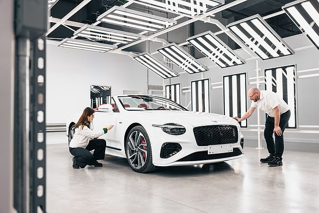 Bentley, which produces cars at its Crewe factory, sells most of its cars in the Americas too