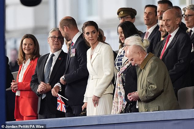 William and Kate smiled as they made their arrivals for the VE Day concert this evening, along with the King and Queen
