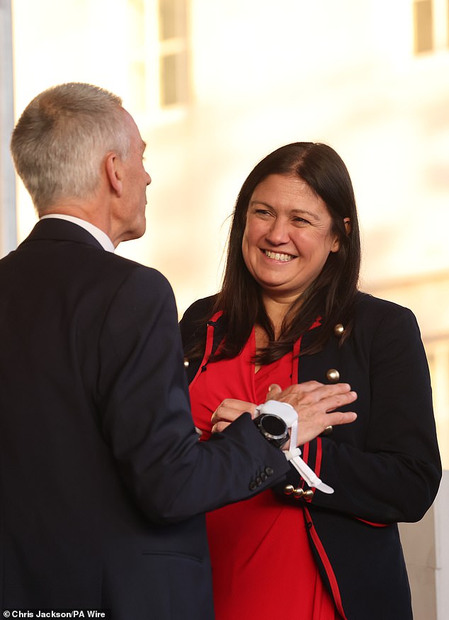 Lisa Nandy pictured ahead of the concert, which is taking place this evening to commemorate VE Day