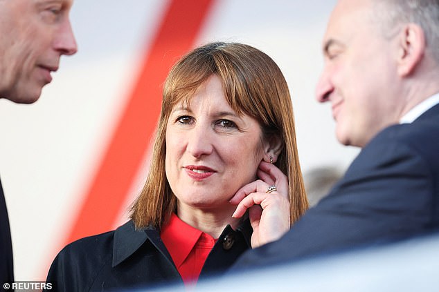 Also in attendance this evening was Chancellor of the Exchequer Rachel Reeves, pictured taking her seat
