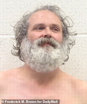 Carwyle was wrapped in a blanket during the court appearance