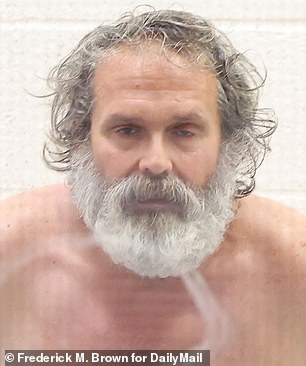 Carwyle was wrapped in a blanket during the court appearance
