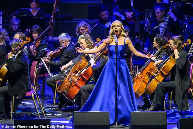 Katherine wowed viewers and the audience with her incredible voice