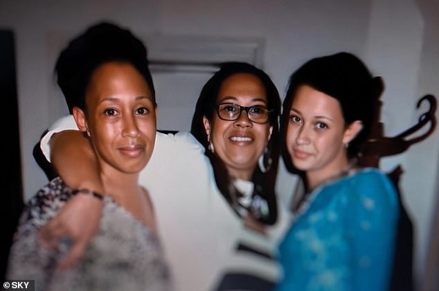 Bibaa Henry (left) and Nicole Smallman (right) with their mother Mina Smallman (centre)