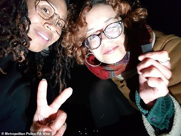 A photo at 1.11am on June 6, 2020 of Bibaa Henry and Nicole Smallman, on Ms Henry's photo