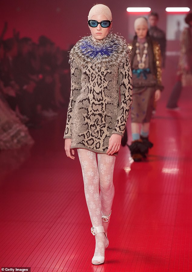 Nearly two months earlier, Liev clapped back at claims Kai was a nepo baby after she made her runway debut during Paris Fashion Week in March; seen above in March during Paris Fashion Week