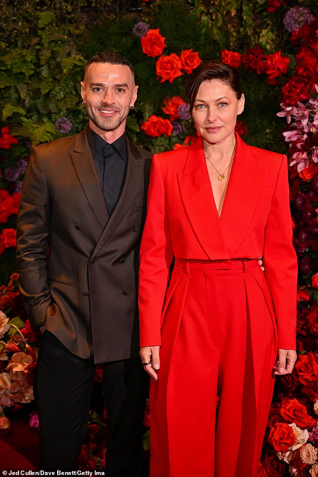 Emma, 49, who recently underwent keyhole heart surgery after doctors found a hole in her heart, looked happier than ever as she posed on the red carpet with her Busted star husband