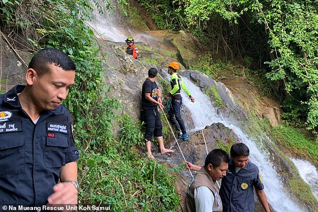 Bastien Palmier fell to his death after ignoring warning signs and climbing over a rope to take a selfie, his friends told Thai police