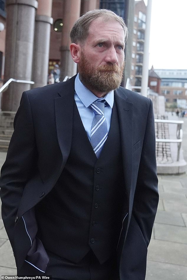 Graham (pictured) insisted that Carruthers and an accomplice had taken his car, with his phone inside, and driven to the Sycamore Gap without his knowledge while he had been sleeping in his caravan