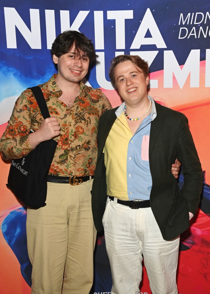 Jordan Sangha and Henry Southan at the press night performance of "Nikita Kuzmin: Midnight Dancer".